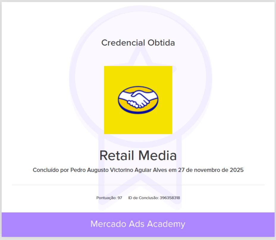 Certificado Retail Media